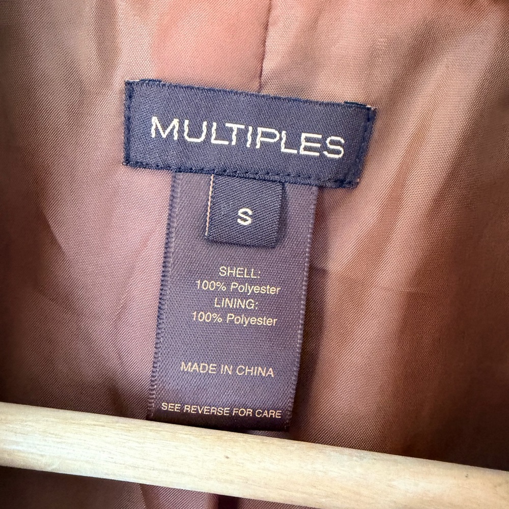 Multiples Burnt Orange Utility Jacket - image 3